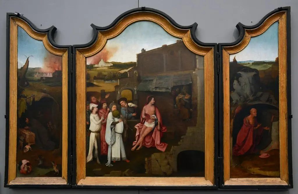 Job Triptych, by Unknown