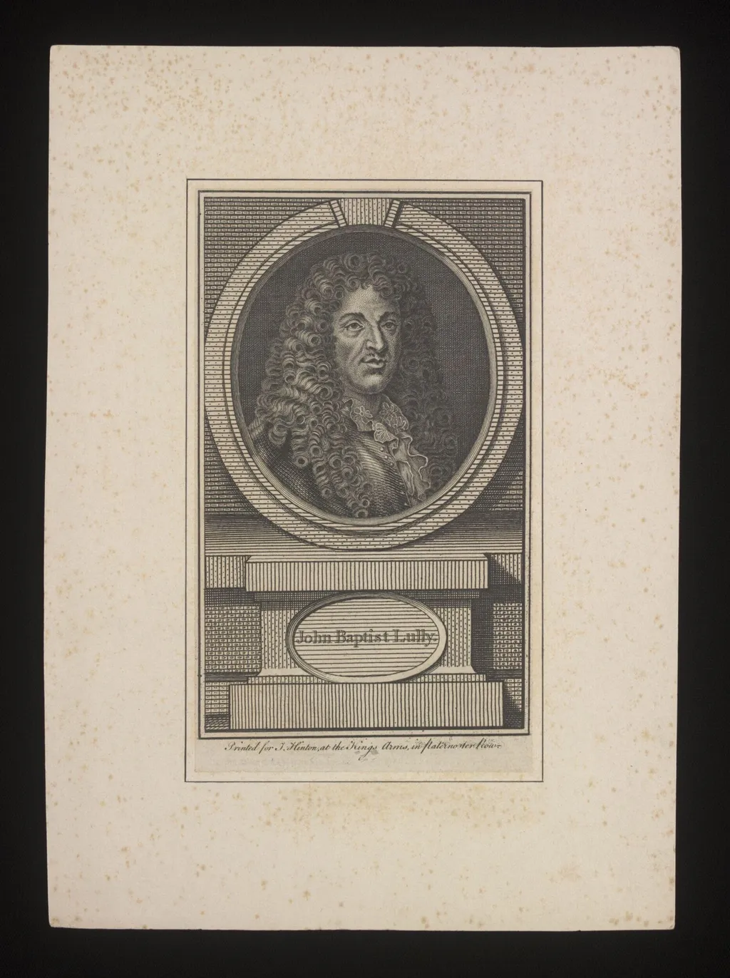 John Baptist Lully, by Unknown, 1750