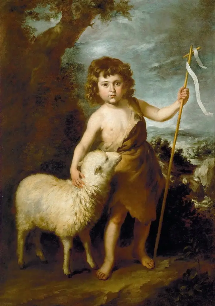 John the Baptist as a child, by Unknown
