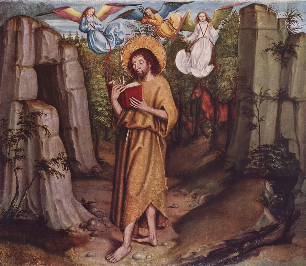 John the Baptist in the Wilderness, by Unknown