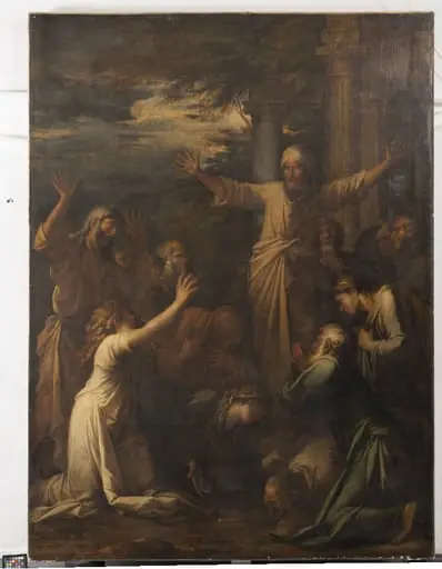 Jonah Preaching to the People of Niniveh, by Unknown