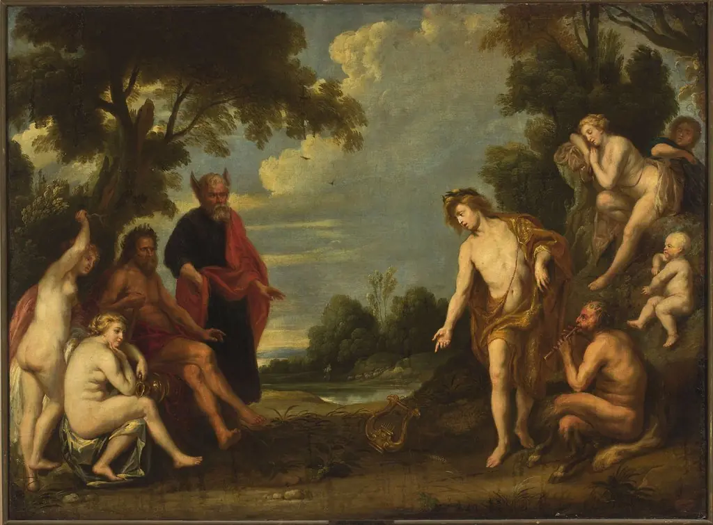 Judgement of Midas, by Unknown