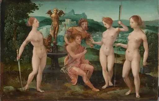Judgment of Paris, by Unknown