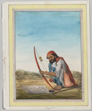 Juggler, by Unknown, 1840