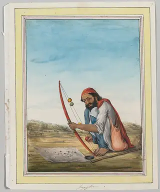 Juggler, by Unknown, 1840