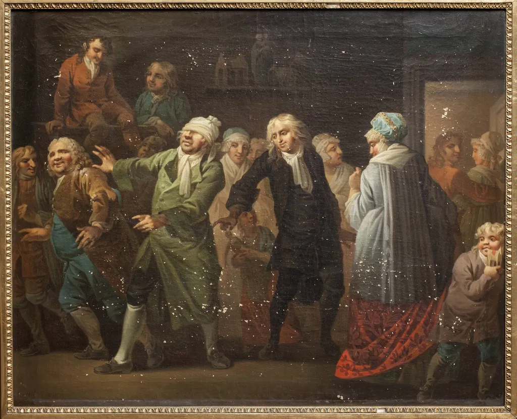 Julestuen, 13. scene, by Unknown, 1814
