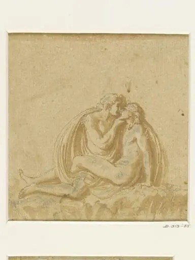 Jupiter embracing Ganymede, by Unknown