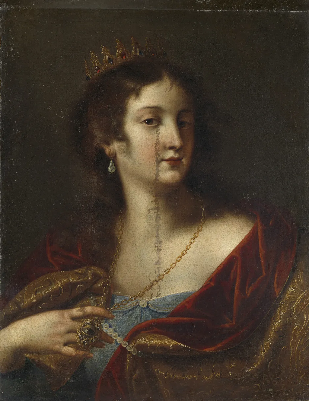 Justice, by Unknown, oil, 1693