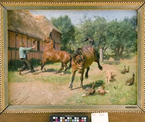 Kåde heste, by Unknown