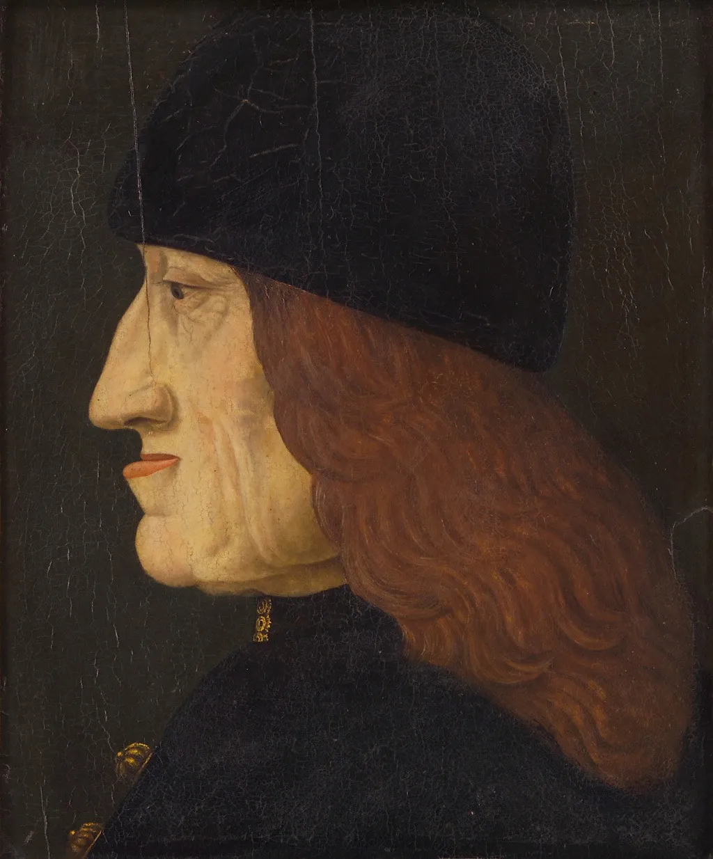 Kaiser Friedrich III. (1415-1493), Profilbildnis, by Unknown, unspecified, 1500