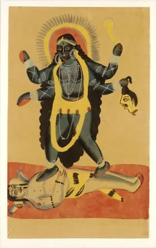 Kali and Shiva, by Unknown