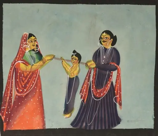 Kalighat Painting, by Unknown, 1890