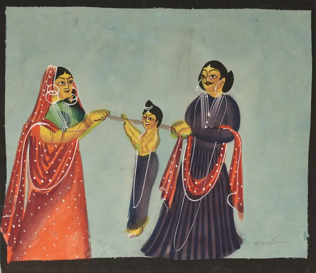 Kalighat Painting, by Unknown