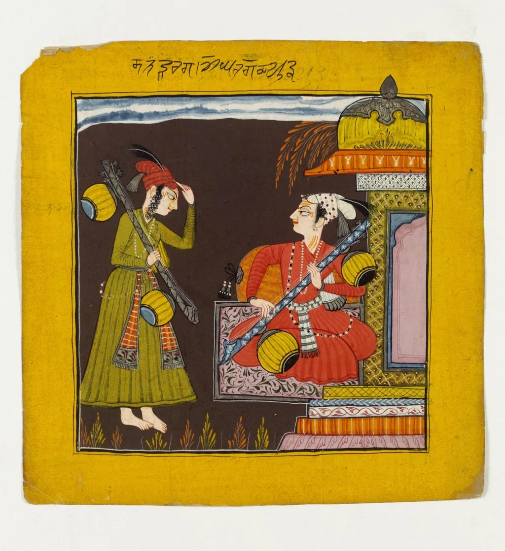 Kanada Raga, by Unknown, paint, 1700