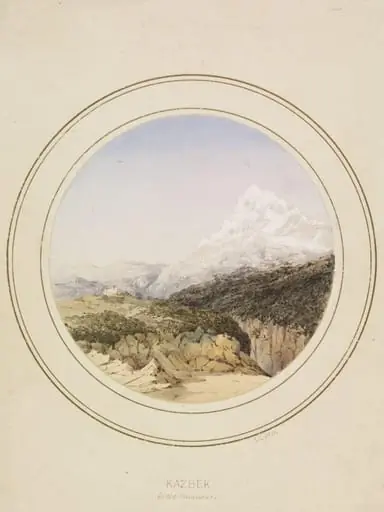 Kazbek in the Caucasus, by Unknown