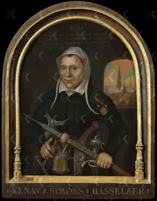 Kenau Simonsdr Hasselaer, by Unknown, 1600