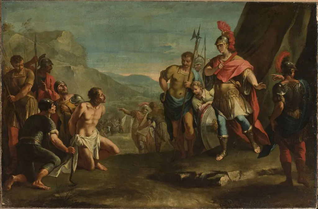 Killer of Darius before Alexander (King Porus and Alexander the Great), by Unknown