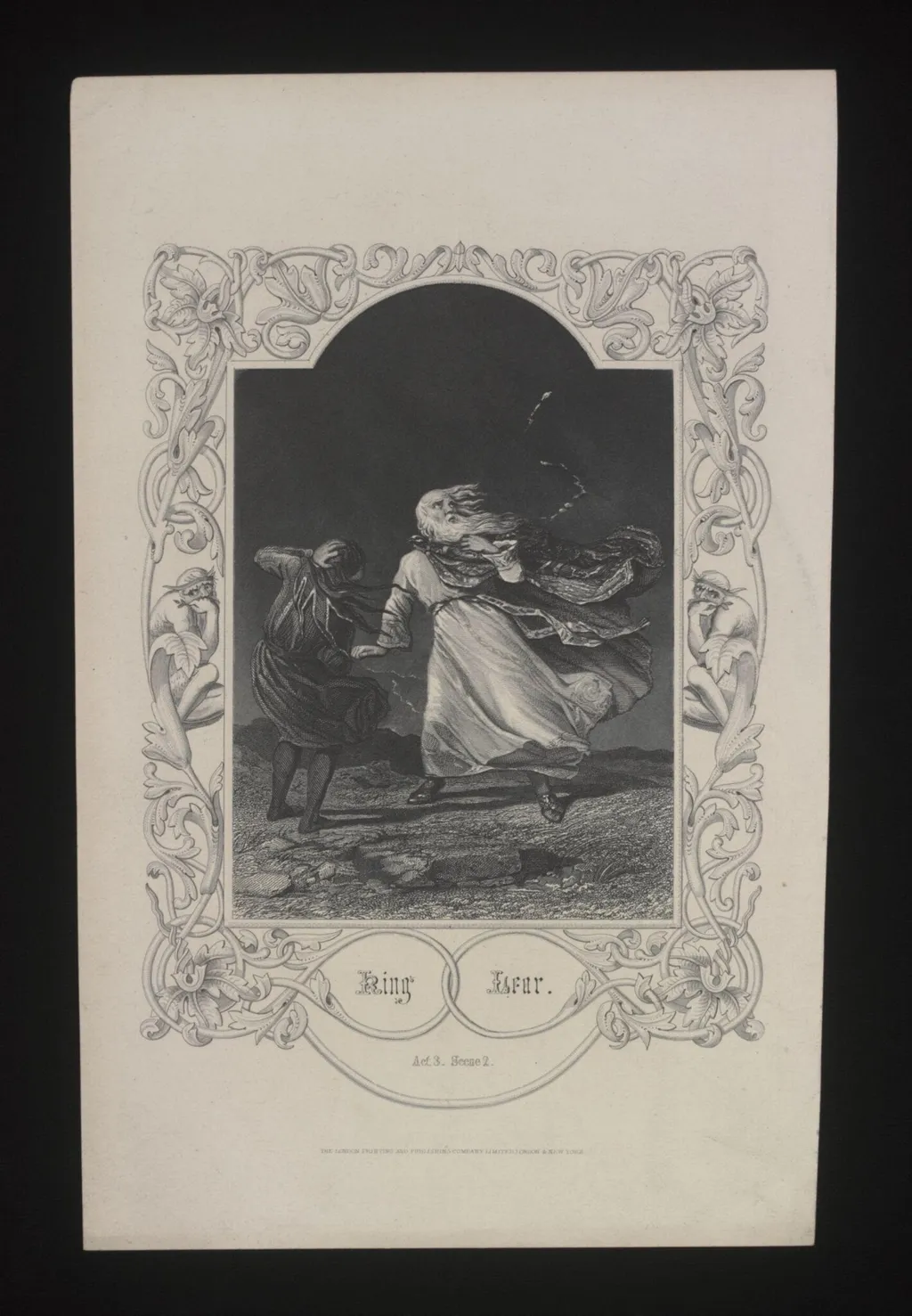 King Lear, by Unknown, 1850