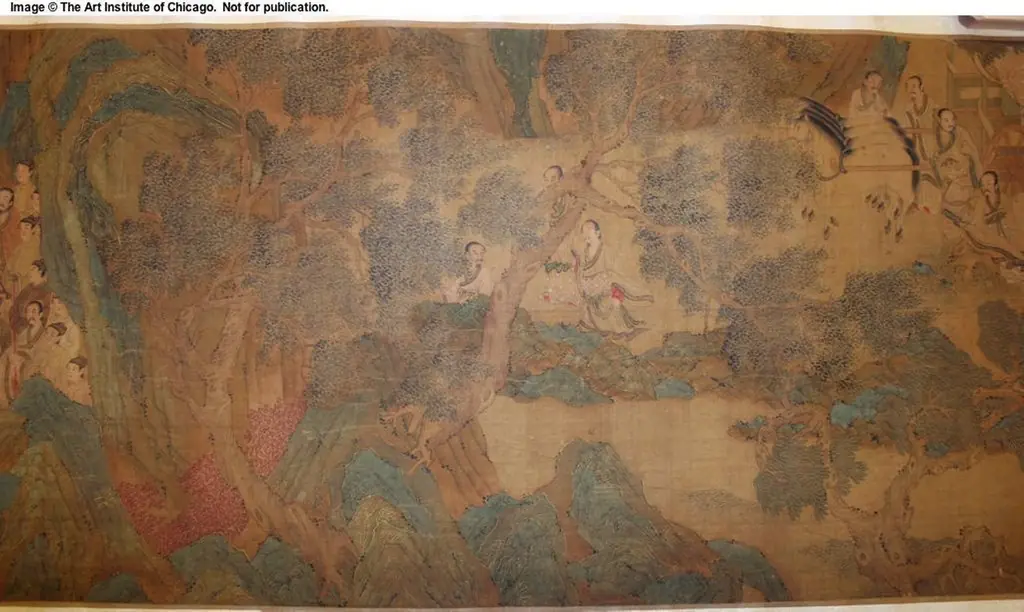 King Yu Moving a Mountain to Control the Floods, by Unknown
