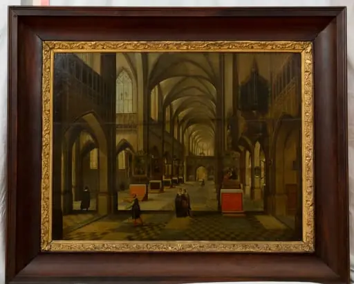 Kircheninneres, by Unknown, 1850