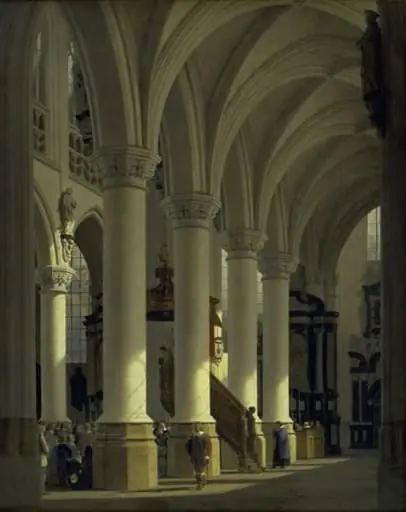 Kirken i St. Sablon i Bruxelles, by Unknown