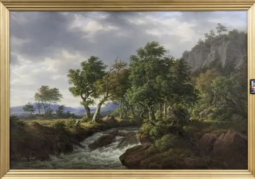 Klippelandskab. Djupadal i Bleking, by Unknown