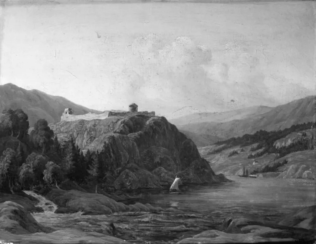 Klipper ved Götaelven, by Unknown, 1850