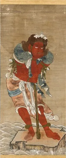 Kongara-Doji (Acólito de Fudo Myo-o), by Unknown, unspecified