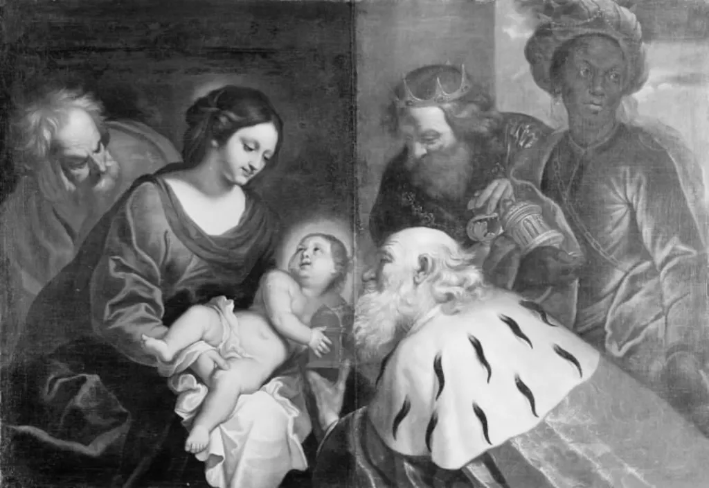Kongernes tilbedelse, by Unknown, 1750