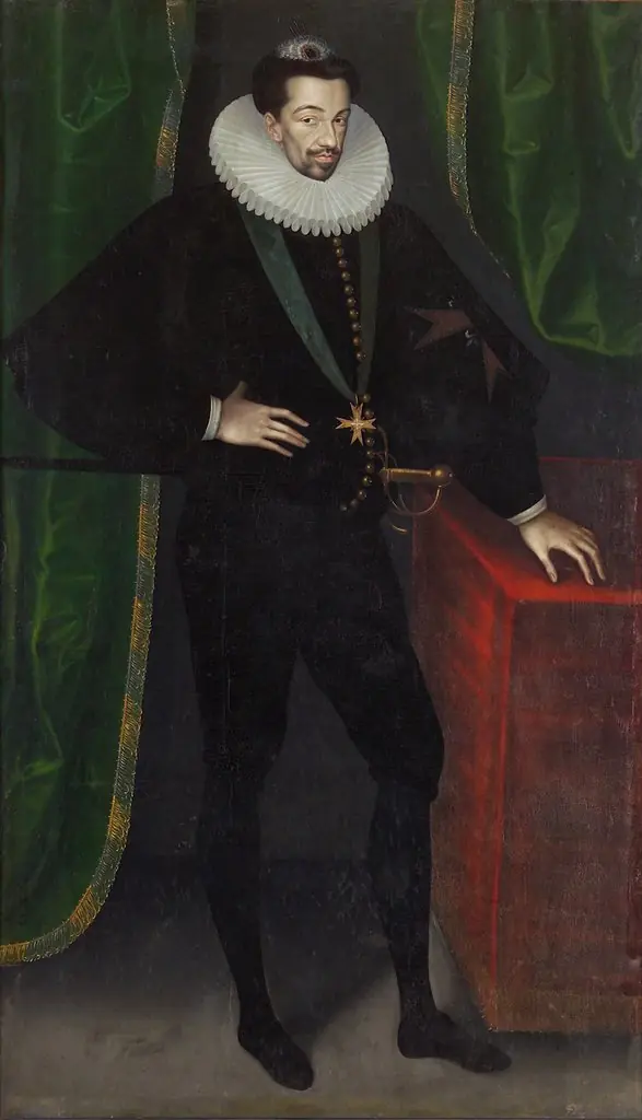 König Heinrich III. von Frankreich (1551-1589), in ganzer Figur, by Unknown