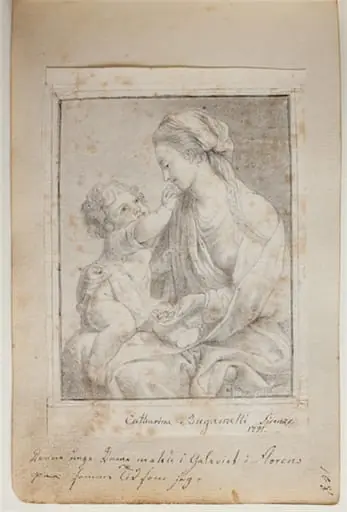 Kopi efter Madonna i galleriet, by Unknown