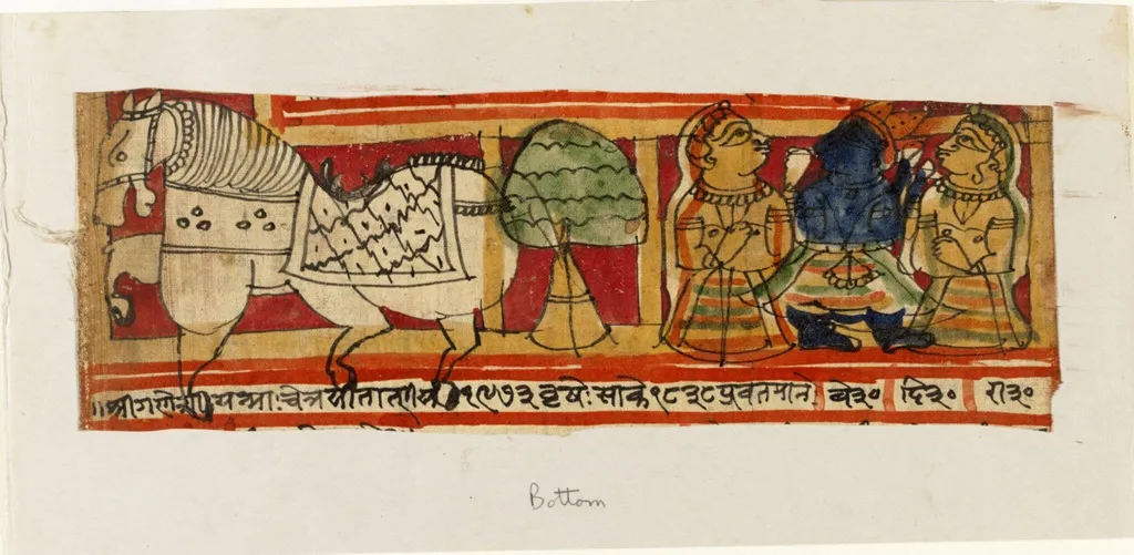 Krishna, by Unknown, paint, 1916