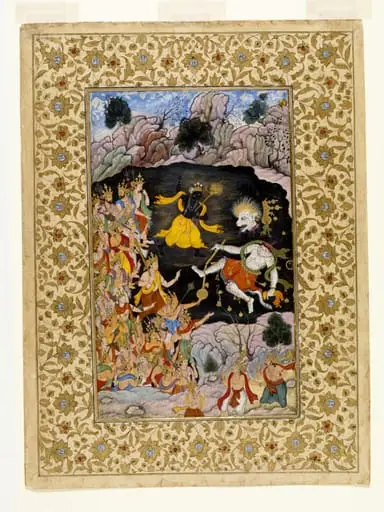 Krishna and Nikumba, by Unknown