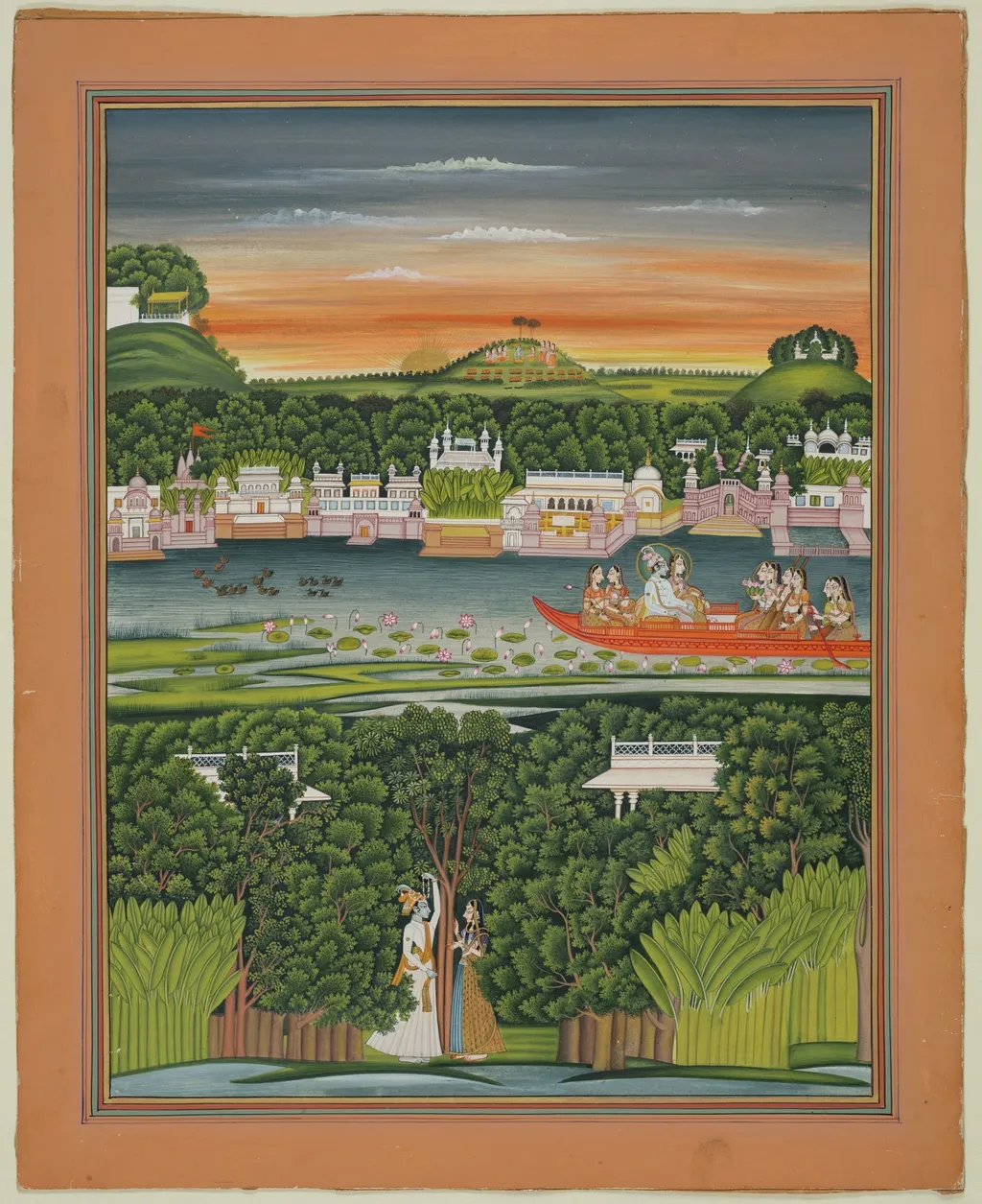 Krishna and Radha, by Unknown, unspecified