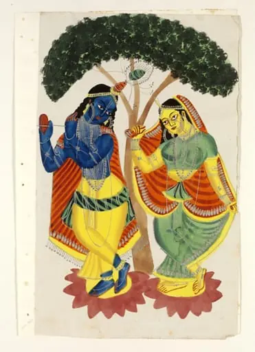 Krishna and Radha, by Unknown