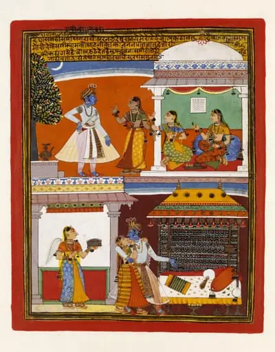 Krishna and Radha, by Unknown