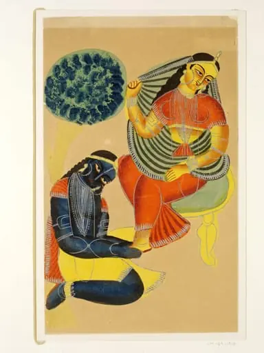 Krishna and Radha, by Unknown