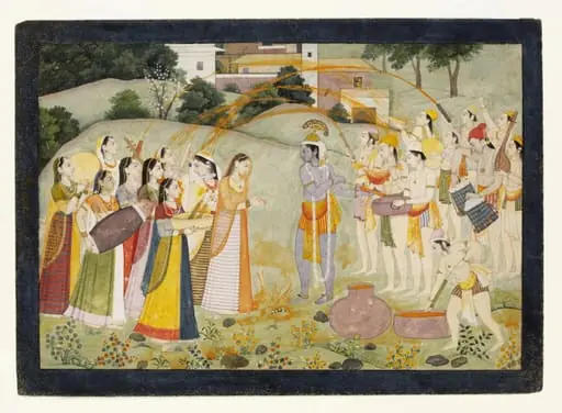 Krishna and Radha, by Unknown