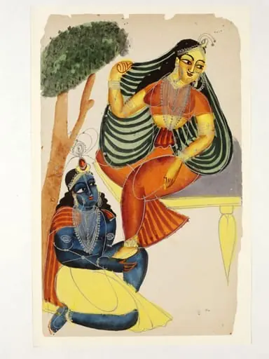 Krishna and Radha, by Unknown