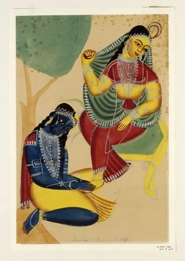 Krishna and Radha, by Unknown