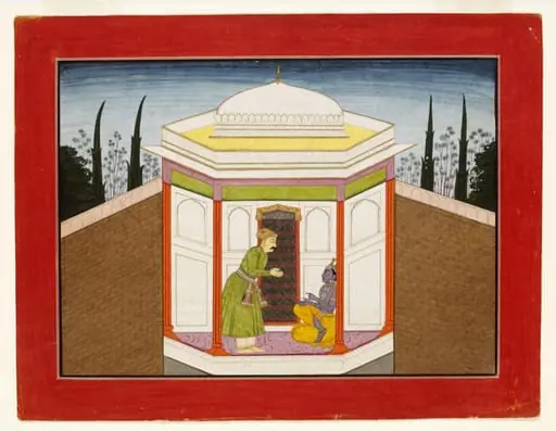 Krishna and Udho, by Unknown