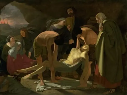 Kristi gravlæggelse, by Unknown