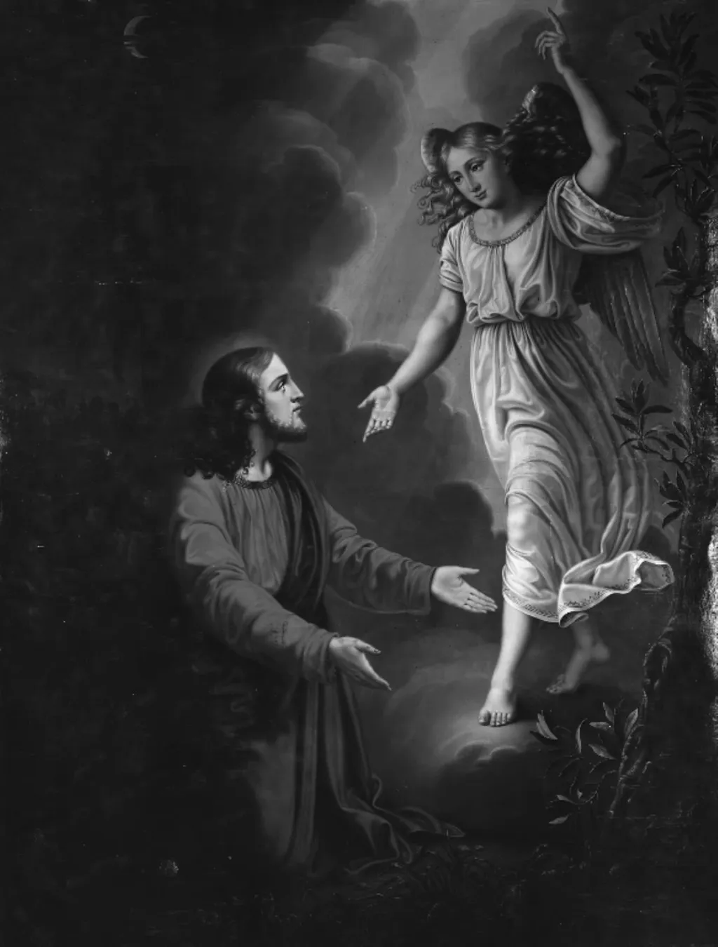 Kristus i Gethsemane Have, by Unknown, 1829