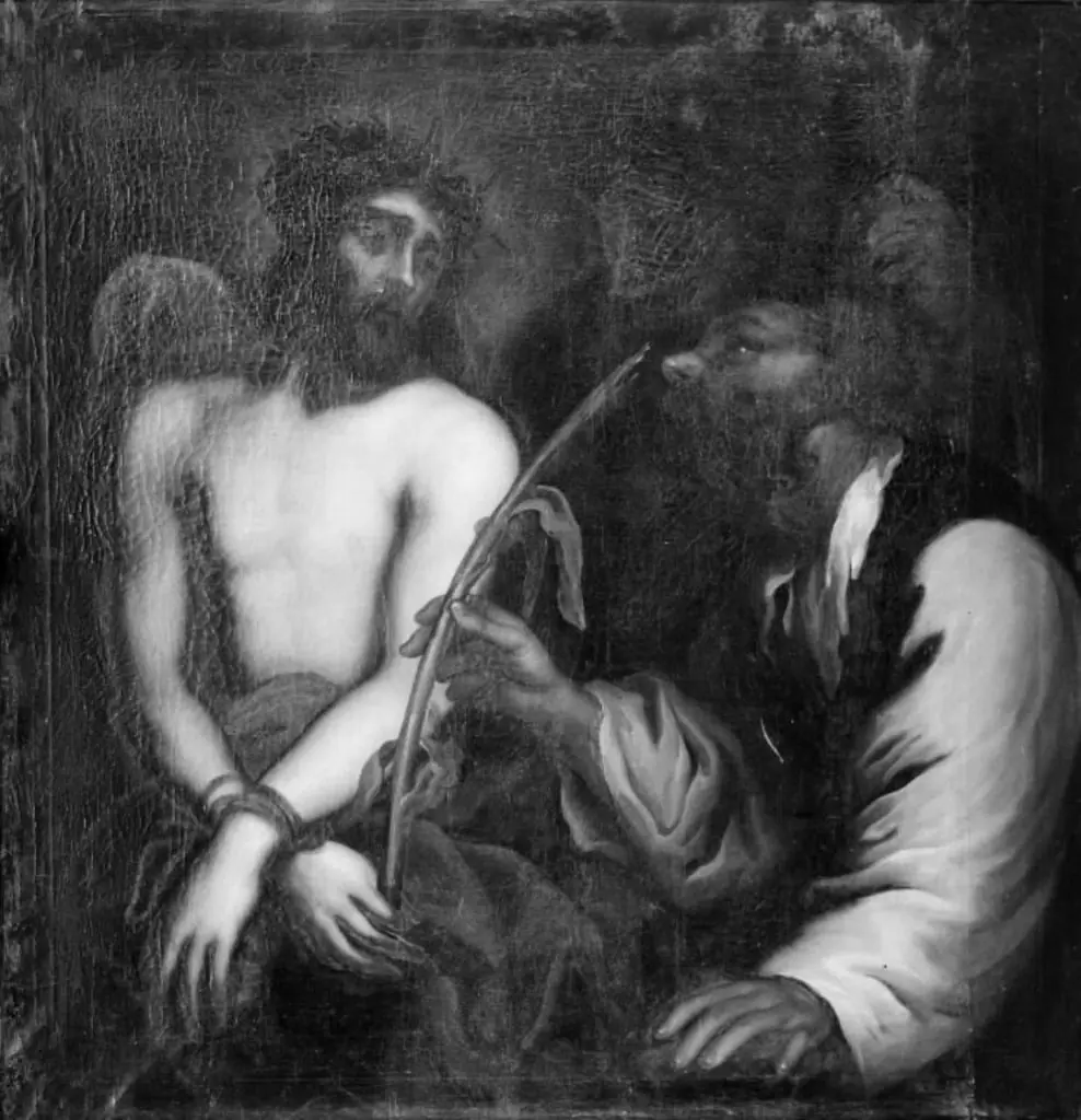 Kristus og soldaterne, by Unknown