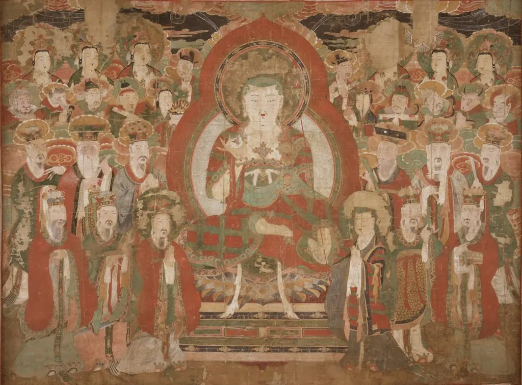 Ksitigarbha as Supreme Lord of the Underworld, by Unknown