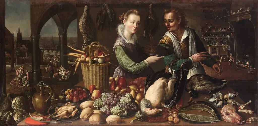 Küchenstück, by Unknown