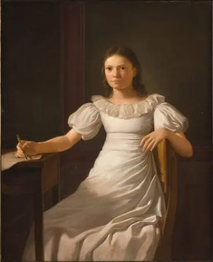 Kunstnerens søster Alvilde, by Unknown