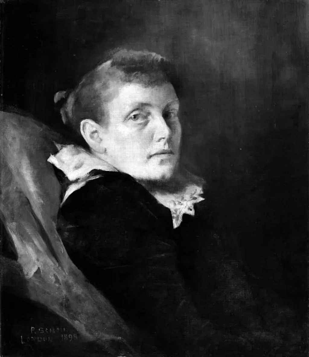 Kvindeportræt. London, by Unknown, 1898