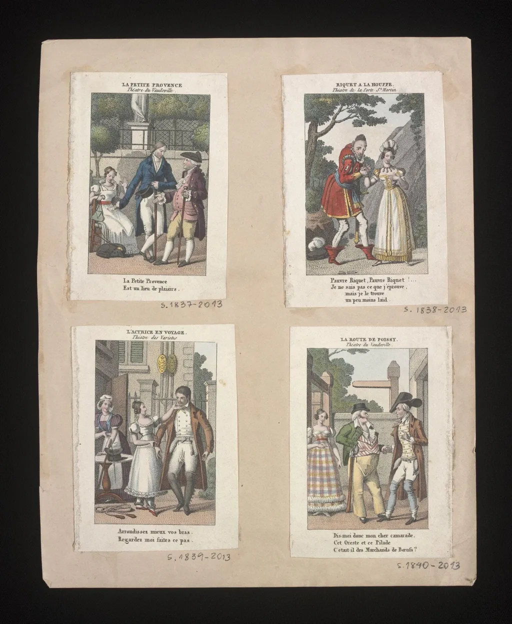 L'Actrice en Voyage, Théatre des Varietes, by Unknown, 1850