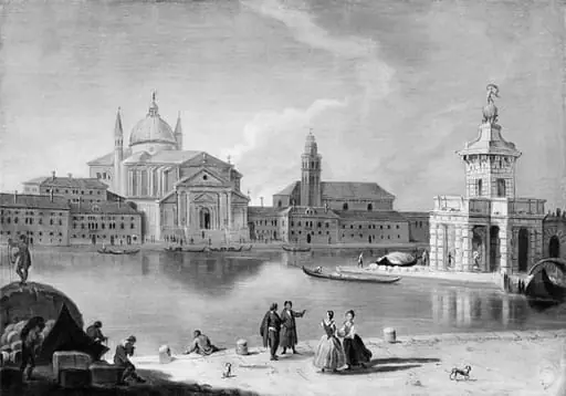 La Dogana i Venezia, by Unknown